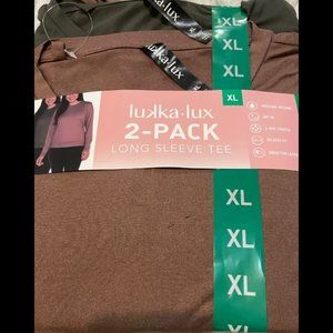 Womens Lukkalux 2pack long sleeve tee